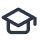 Graduation cap icon